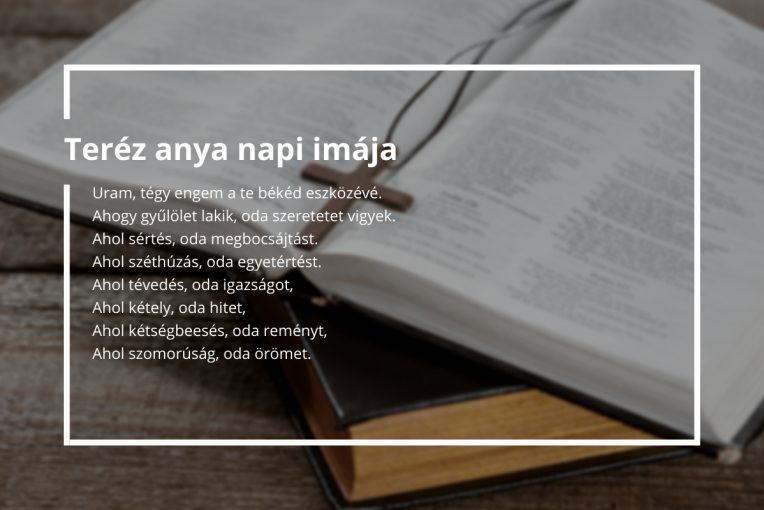 Teréz anya napi imája